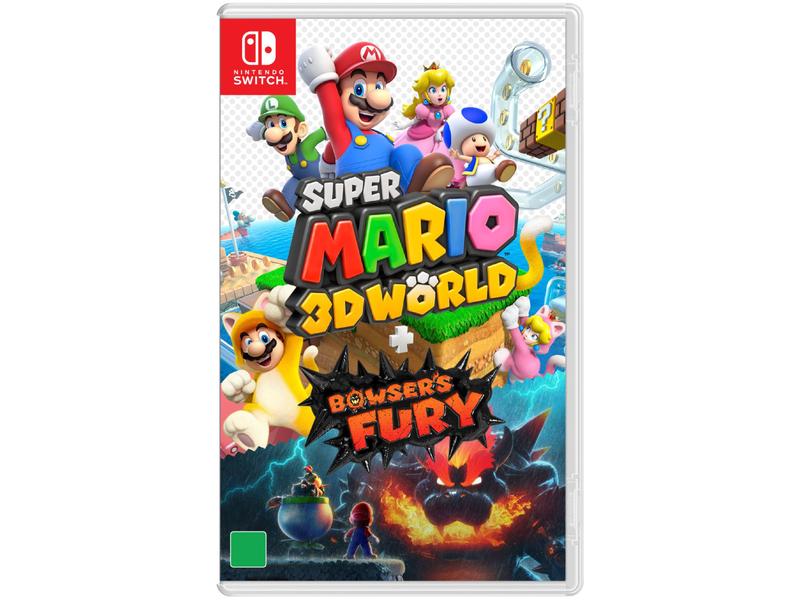 Super Mario 3D World + Bowser Fury - Nintendo Switch - Jogos de